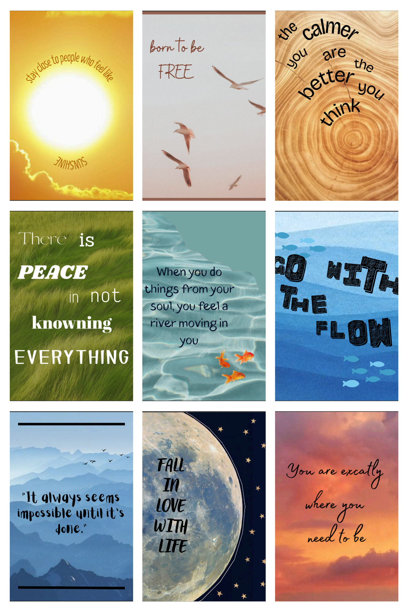 Nature's Muse Canvas - 10 templates