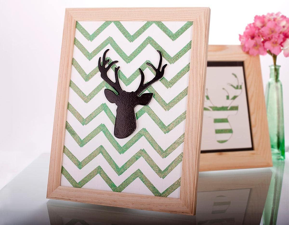 Solid Pine Wood Frame With Molding 9X13Cm.