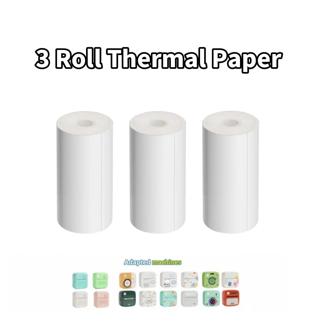 D3 Portable Thermal Printer for Stickers and Labels - Compact Mini Printer for Photo and Error Printing